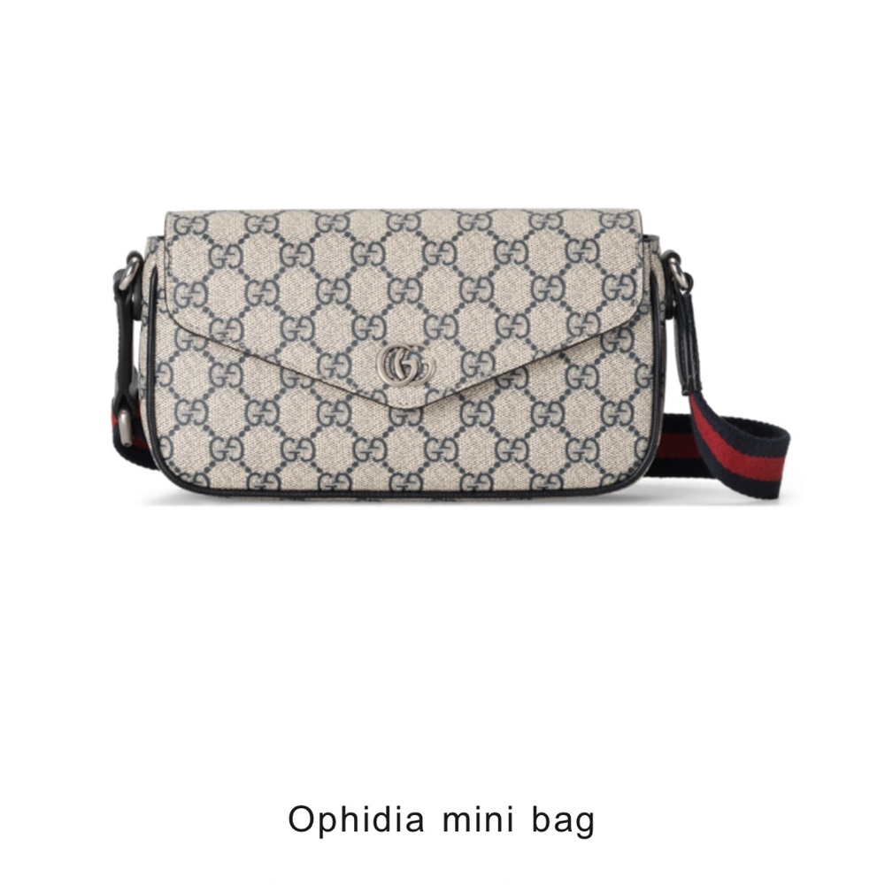 Ophidia mini bag, EUC, comes with box, ribbon, and dust bag. Lovely bag. 💕
